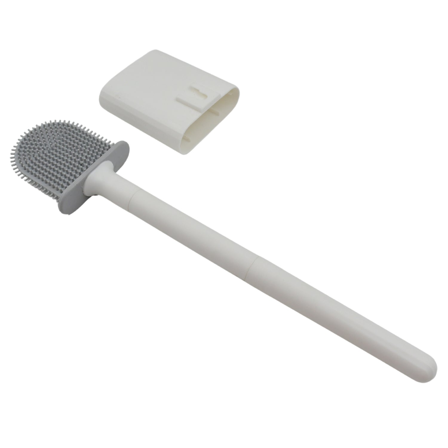 13050 Portable Silicone Toilet Brush with Holder Flex Toilet Brush - Wall Mounted Anti-drip Set Toilet Cleaner Brush | Non-Slip Long Handle Toilet Brush Pack of 1 13050 Portable Silicone Toilet Brush with Holder Flex Toilet Brush - Wall Mounted Anti-drip Set Toilet Cleaner Brush | Non-Slip Long Handle Toilet Brush Pack of 1